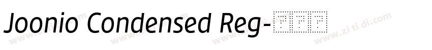 Joonio Condensed Reg字体转换 Joonio Condensed Reg字体转换